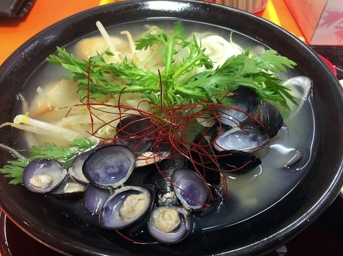 「しじみらーめん（５８０円）」@しじみラーメン きぬちゃん食堂の写真