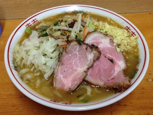 「フレッシュ葱油と鯖のタンメン(限定)850円」@口樂の写真