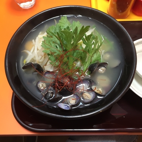「しじみらーめん」@しじみラーメン きぬちゃん食堂の写真