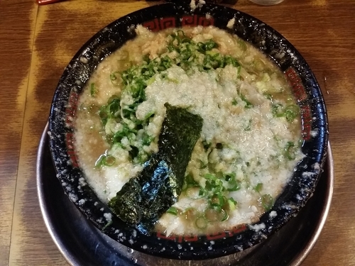 「とんこつラーメン」@無鉄砲 大阪店の写真