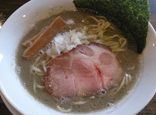 「濃厚煮干しそば + 和え玉」@活龍煮干そば専門店 にぼしのなみの写真