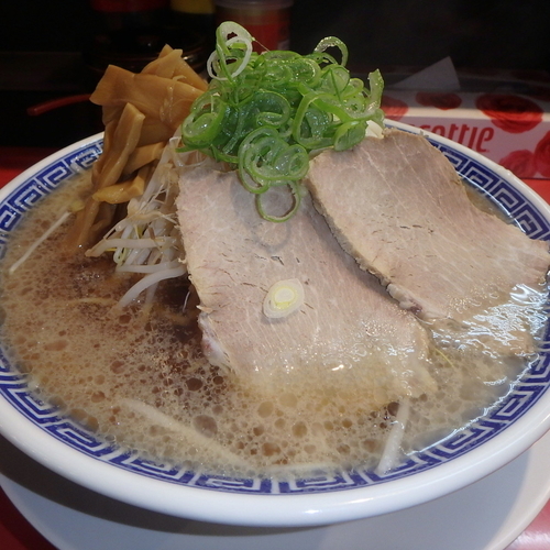 「ラーメン(650円)(もやし増量)」@中華そば 大河の写真