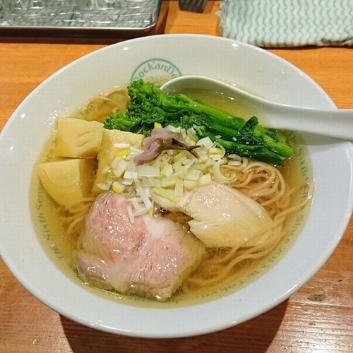 「【限定】鯵煮干の春風薫る塩SOBA」@麺屋 六感堂 Rock'anDoの写真