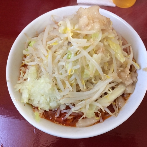 「辛ラーメン +タマネギ」@らーめん 武丸の写真
