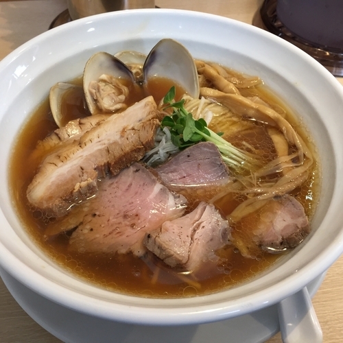 「蛤醤油そば チャーシュー」@麺屋壱心の写真