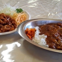 カレーライス　＆　バラホル