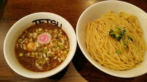 「味玉つけめん(大盛)」@つけめん TETSU 武蔵小杉店の写真