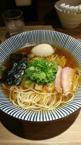 「黒旨味玉soba（800円）」@中華soba いそべの写真