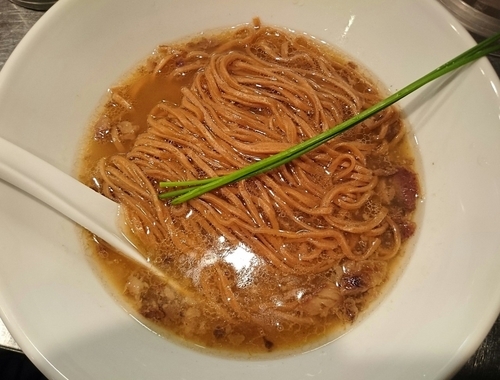 「【限定】かけ髄麺 黒」@さんじの写真