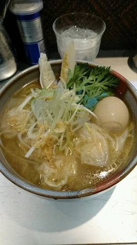 「海老そば 850円+味玉(100円)」@麺匠 呉屋の写真