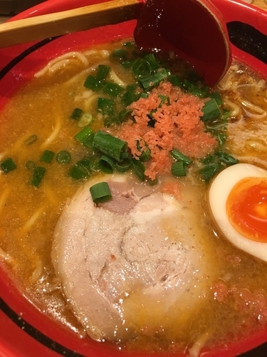「えびみそ そのまま 太麺(780円)」@えびそば一幻 新宿店の写真