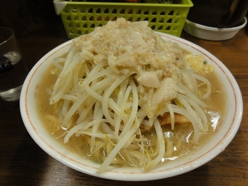 「普通盛り　豚マシ　800円　ニンニク　脂」@ラーメン二郎 品川店の写真
