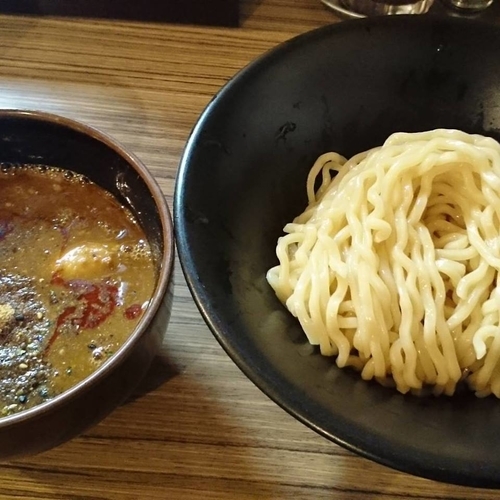 「肉味噌つけ麺」@吟醸らーめん 久保田 本店の写真