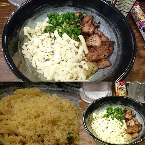 「まぜそば」@極濃豚骨 らーめん小僧の写真