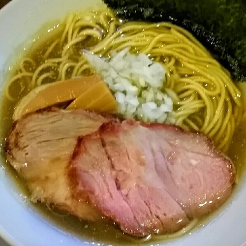 「純煮干そば ７５０円」@活龍煮干そば専門店 にぼしのなみの写真