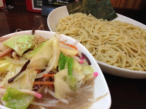 「海鮮ちゃんぽんつけめん(500g)」@ラッキー食堂まとや 千曲店の写真