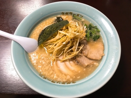 「ネギチャーシュー麺+中盛／¥890＋100」@ラーメンショップ椿 ひたちなか店の写真