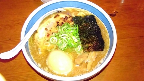 「煮玉そば大盛」@中華そば しんの助の写真