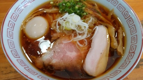 「【限定】川俣シャモの中華そば850円」@麺屋 むじゃきの写真