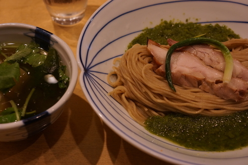 「鶏つけそば（限定）」@饗 くろ㐂の写真