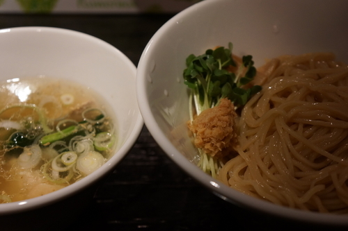 「塩生姜つけ麺」@塩生姜らー麺専門店 MANNISHの写真