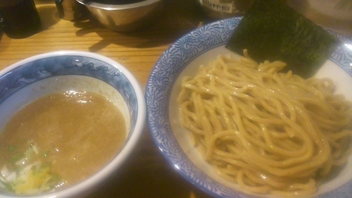 「濃厚つけ麺（極太胚芽麺）」@道玄坂マンモスの写真