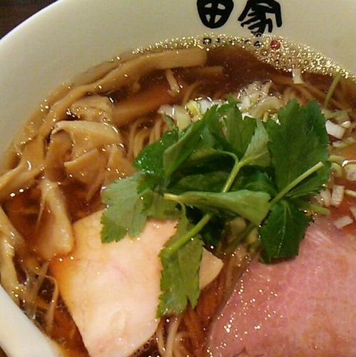 「純煮干そば」@中華そば田家 ふくふくの写真