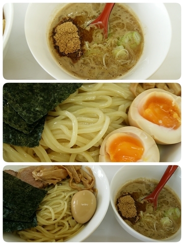 「特製つけ麺（並）ひやもり」@つけ麺 ポロロ 東矢口店の写真