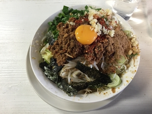 「台湾カレーまぜそば」@豚男 -BUTAMEN-の写真