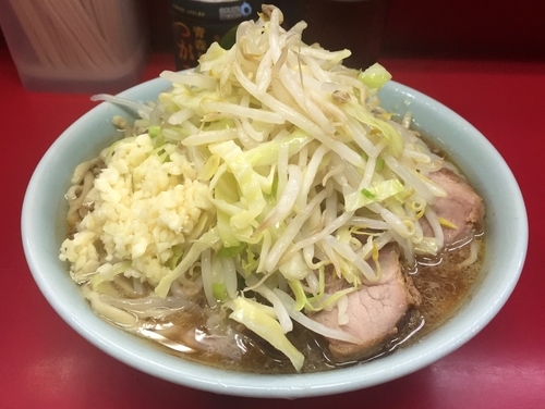 「小ラーメン・ニンニク」@ラーメン二郎 中山駅前店の写真