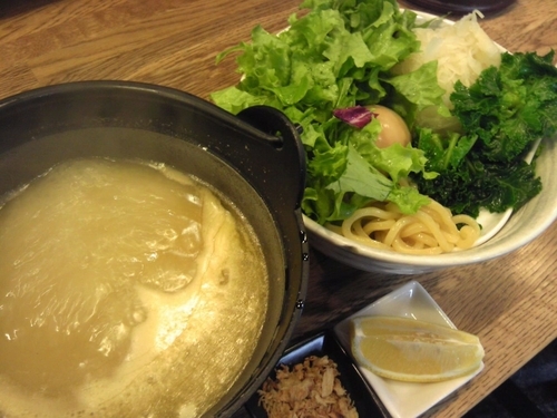 「鶏白湯塩つけ麺￥900」@麺屋時茂の写真