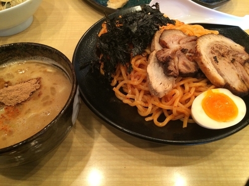 「特製辛エビつけ麺」@らーめん がんちゃの写真