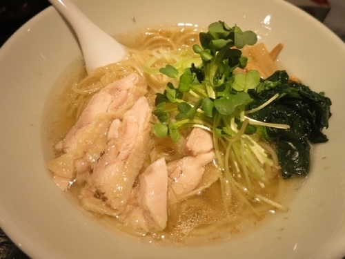 「塩生姜らー麺　　750円」@塩生姜らー麺専門店 MANNISHの写真