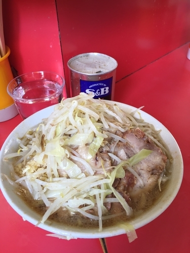 「小ニンニクアブラ」@ラーメン二郎 三田本店の写真