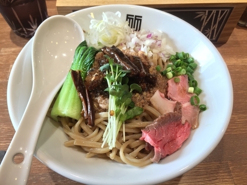 「サンマとイカのまぜそば 900円」@竹末東京プレミアムの写真