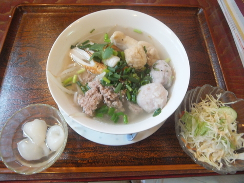 「クイッティアオナームランチ1058円(ランパスで540円)」@タイ料理 ジャンジャーオの写真