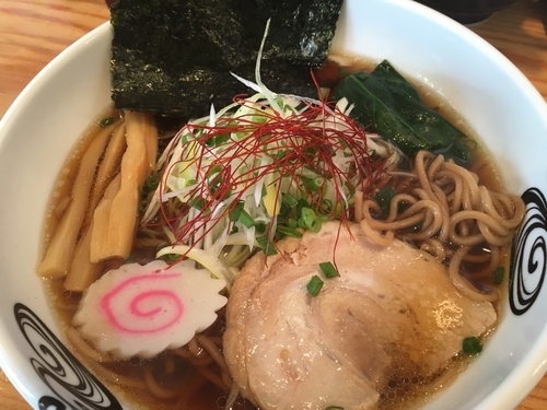 「大麦そば減塩醤油使用850円」@中華ソバ ハマダヤ 50号バイパス店の写真