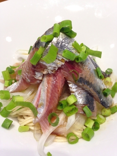 「いわしそば」@寿製麺よしかわ 川越店の写真