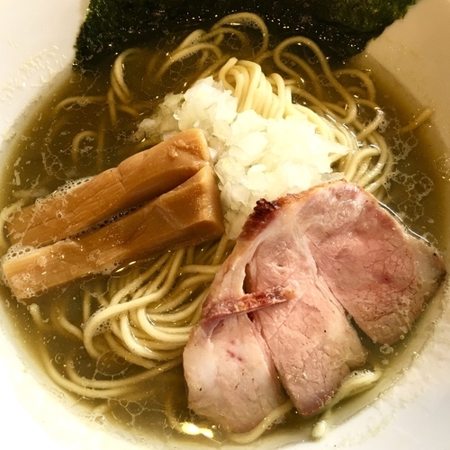 「純煮干しそば750円」@活龍煮干そば専門店 にぼしのなみの写真