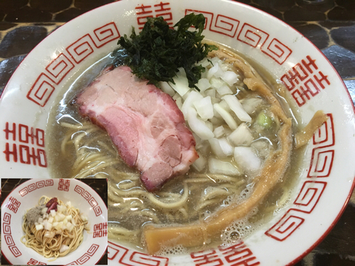 「【限定】純煮干そば750円、替え玉120円」@特級鶏蕎麦 龍介の写真