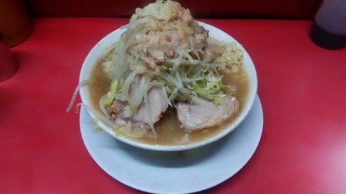 「豚増し大ラーメン（ヤサイニンニクアブラ）」@ラーメン二郎 大宮店の写真