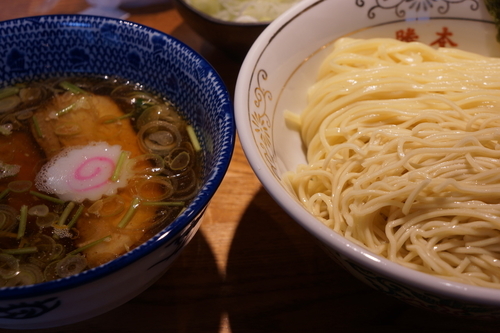 「清湯つけそば ＋ネギ」@つけそば 神田勝本の写真
