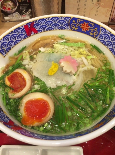 「ふぐだし潮らーめん 1000円」@ふぐだし潮 八代目けいすけ 東急プラザ銀座店の写真