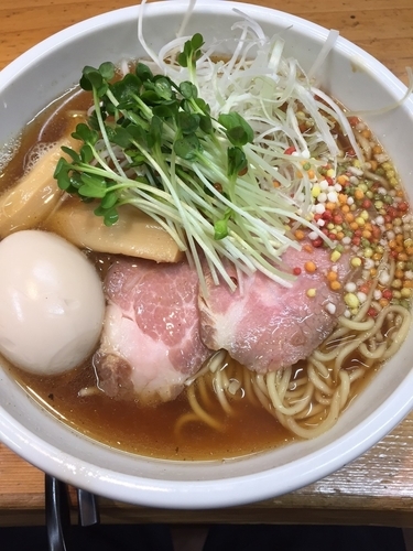 「煮干中華そば＋味玉（大盛り）」@麺処 鳴声 煮干の奏の写真