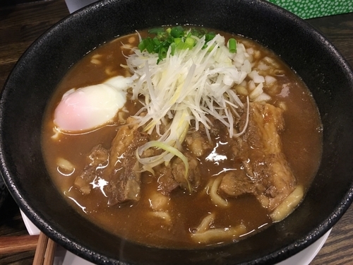 「牛筋煮込みカレー麺」@あら焼鶏白湯 カシムラの写真