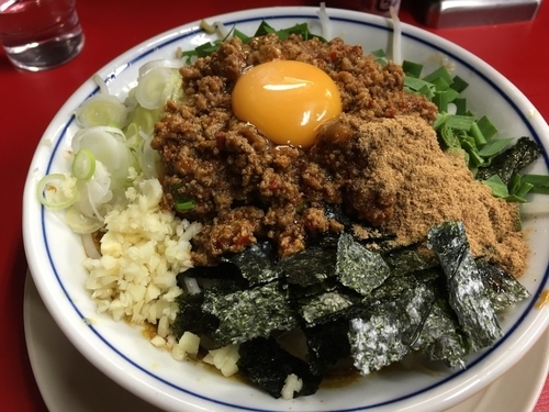 「限定 台湾カレーまぜそば」@豚男 -BUTAMEN-の写真