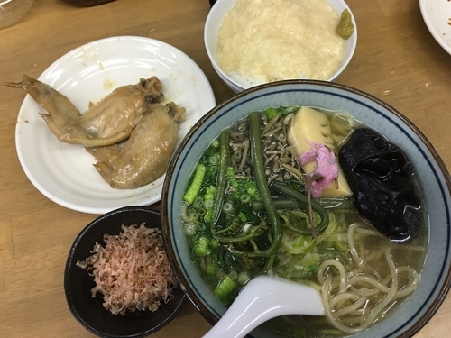 「卯月の一杯 旬の蕨 蕎麦・・・塩D」@MENYA 食い味の道有楽の写真