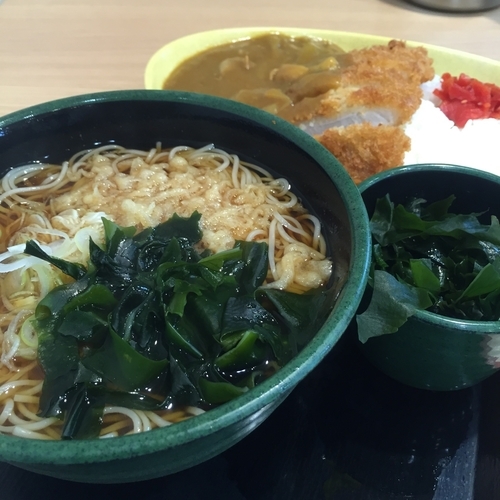 「【店舗限定】ジャンボカツカレーセット（￥800）」@ゆで太郎 西五反田本店の写真