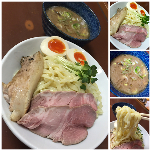 「【夜の部限定】濃厚鶏スープとブリ出汁つけ麺 大盛 ￥1000」@ラーメン ひかりの写真