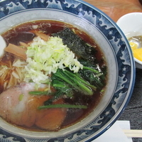 中華そば+あんみつ　「600円+サービス」